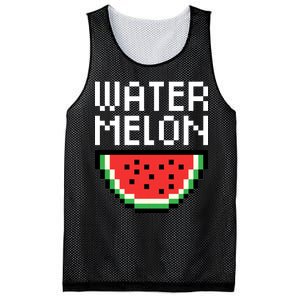 Watermelon Pixelated Retro Mesh Reversible Basketball Jersey Tank