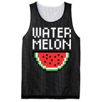 Watermelon Pixelated Retro Mesh Reversible Basketball Jersey Tank