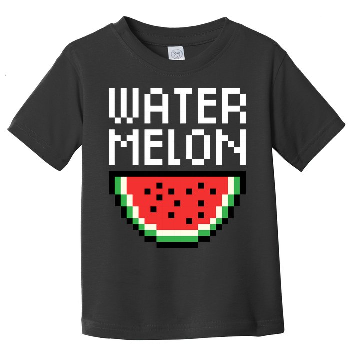 Watermelon Pixelated Retro Toddler T-Shirt