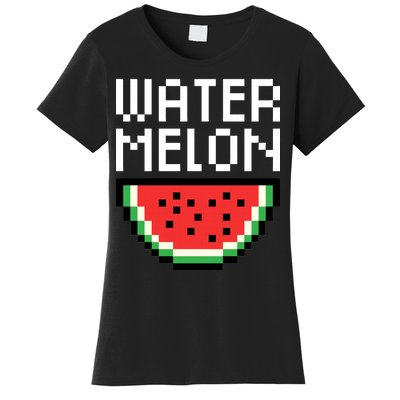 Watermelon Pixelated Retro Women's T-Shirt