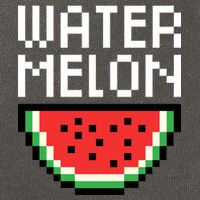 Watermelon Pixelated Retro Cotton Canvas Backpack