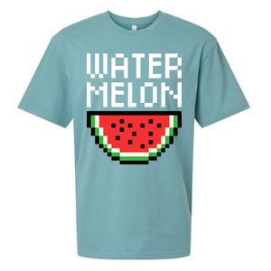 Watermelon Pixelated Retro Sueded Cloud Jersey T-Shirt