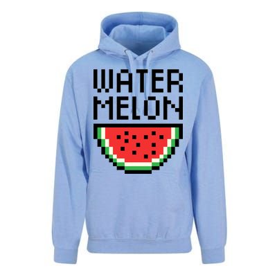 Watermelon Pixelated Retro Unisex Surf Hoodie