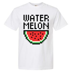 Watermelon Pixelated Retro Garment-Dyed Heavyweight T-Shirt