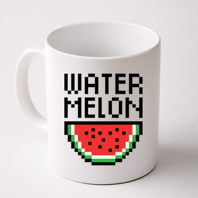 Watermelon Pixelated Retro Coffee Mug