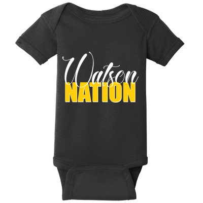 Watson Nation Baby Bodysuit
