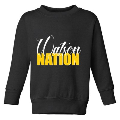 Watson Nation Toddler Sweatshirt