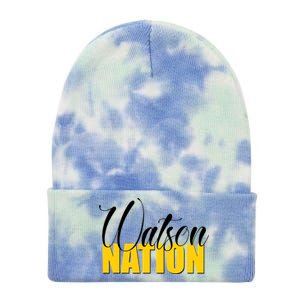 Watson Nation Tie Dye 12in Knit Beanie