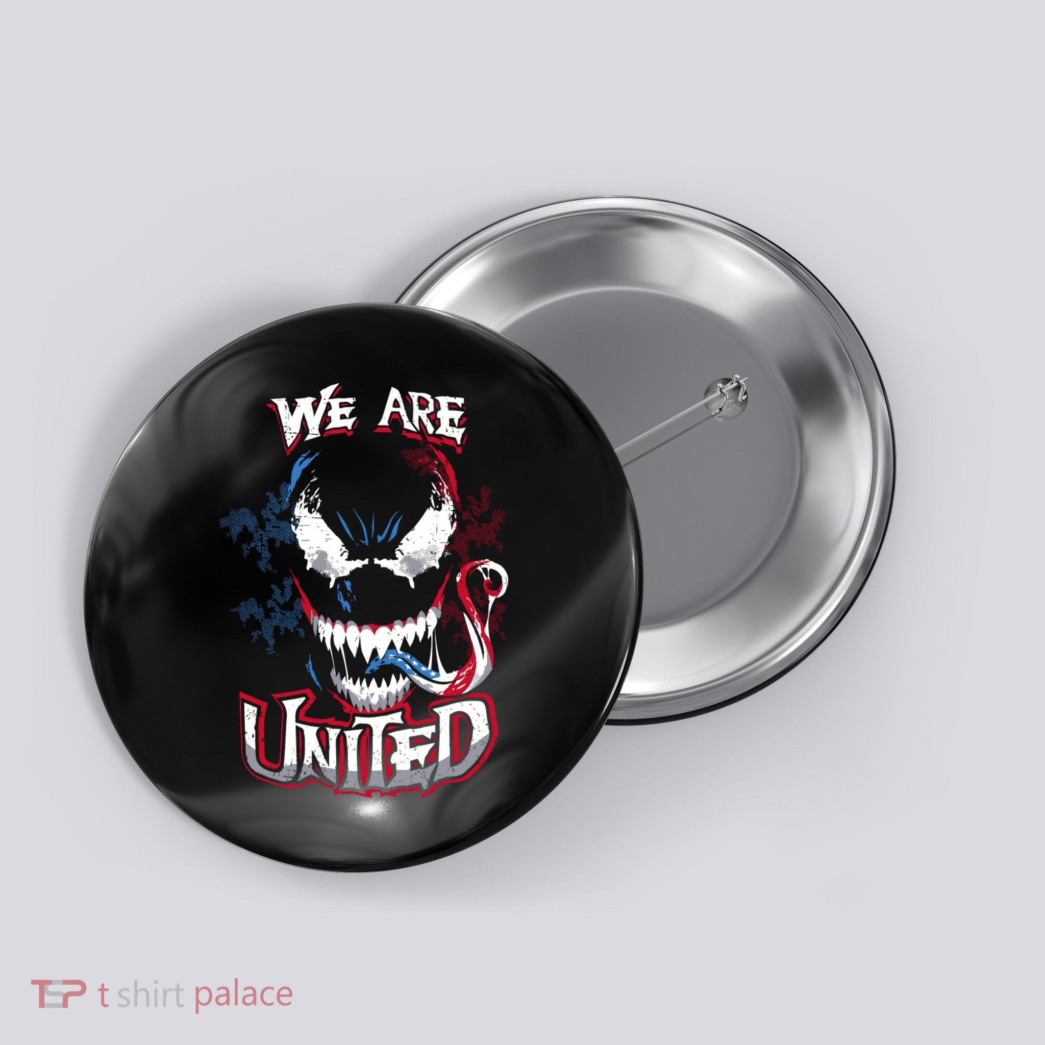 We Are United Venom Fan Lover Button