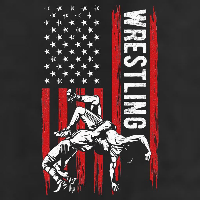 Wrestling American Usa Flag Funny Wrestle Wrestling Hat