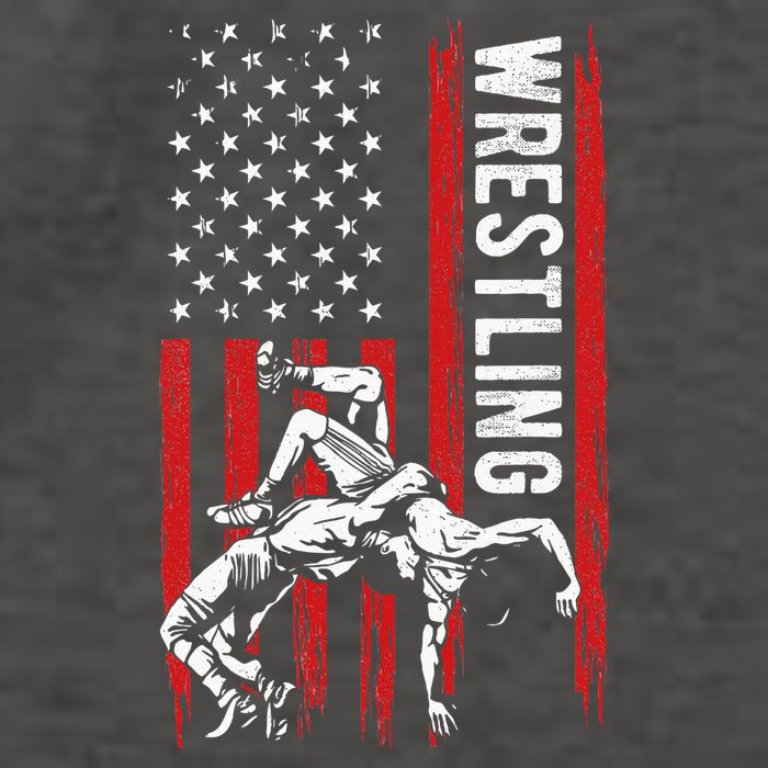 Wrestling American Usa Flag Funny Wrestle Wrestling Vector Backpack