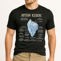 Wo Accept Understand Love Autism Awareness Autism Iceberg V-Neck Cooling Performance Crew T-Shirt