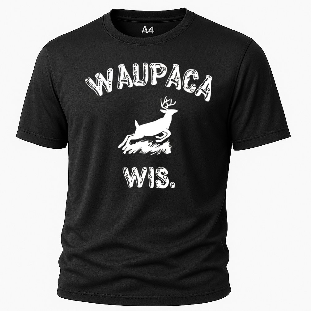 Waupaca Wis. Dustin Deer Cooling Performance Crew T-Shirt