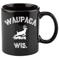 Waupaca Wis. Dustin Deer 11oz C Handle Ceramic Mug
