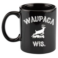 Waupaca Wis. Dustin Deer 11oz C Handle Ceramic Mug