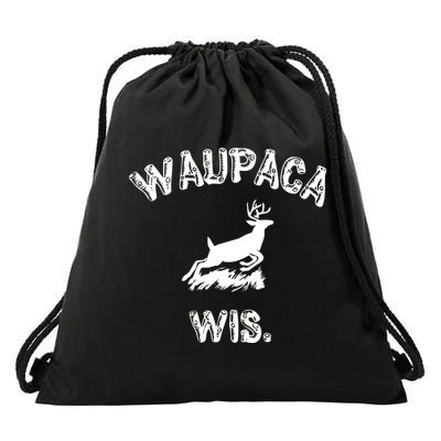 Waupaca Wis. Dustin Deer Drawstring Bag