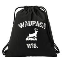 Waupaca Wis. Dustin Deer Drawstring Bag
