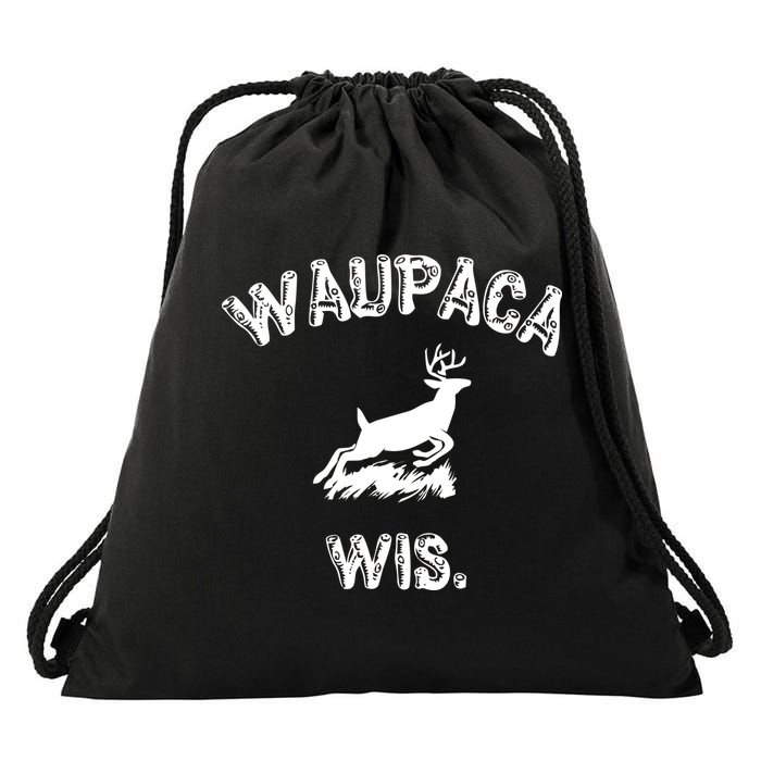 Waupaca Wis. Dustin Deer Drawstring Bag