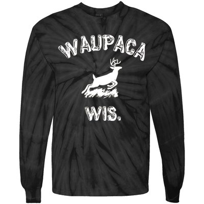 Waupaca Wis. Dustin Deer Tie-Dye Long Sleeve Shirt