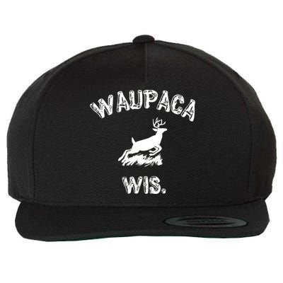 Waupaca Wis. Dustin Deer Wool Snapback Cap