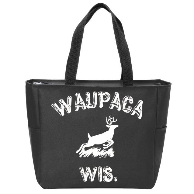 Waupaca Wis. Dustin Deer Zip Tote Bag