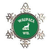 Waupaca Wis. Dustin Deer Metallic Star Ornament