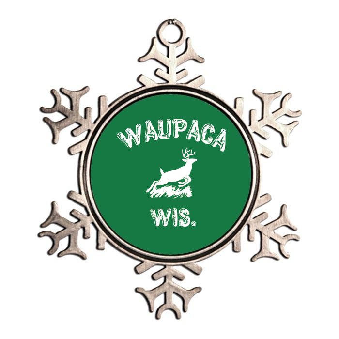 Waupaca Wis. Dustin Deer Metallic Star Ornament