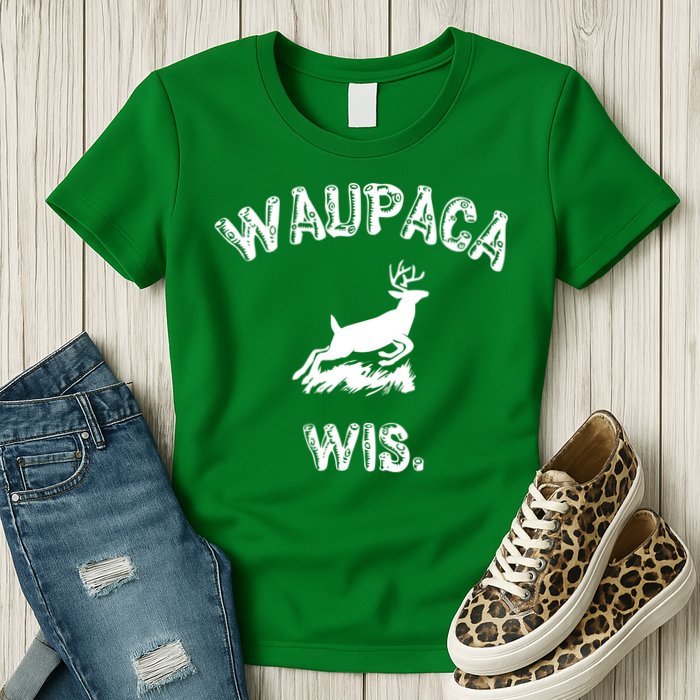 Waupaca Wis. Dustin Deer Womens T-Shirt