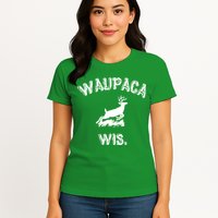 Waupaca Wis. Dustin Deer Womens T-Shirt