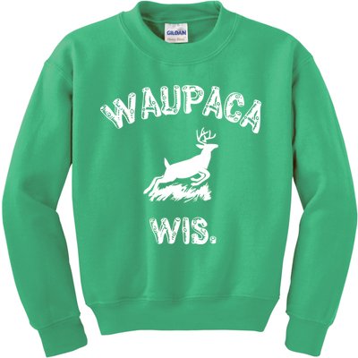 Waupaca Wis. Dustin Deer Kids Sweatshirt