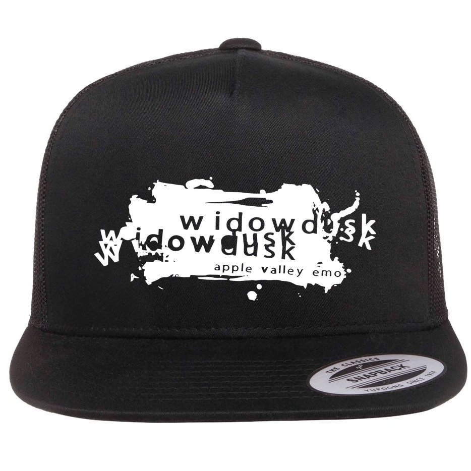 Widowdusk Apple Valley Emo Flat Bill Trucker Hat
