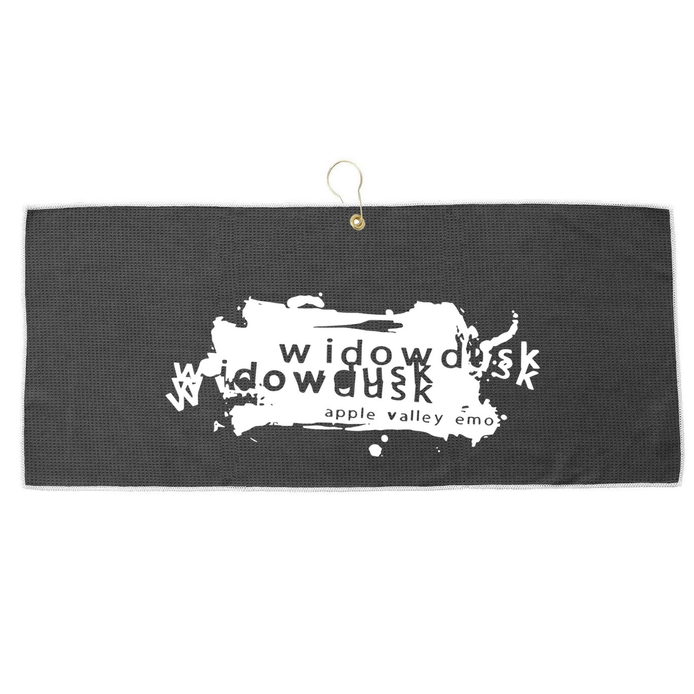 Widowdusk Apple Valley Emo Large Microfiber Waffle Golf Towel