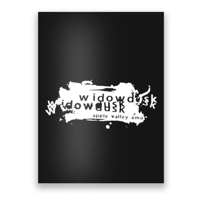 Widowdusk Apple Valley Emo Poster