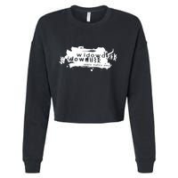 Widowdusk Apple Valley Emo Cropped Pullover Crew
