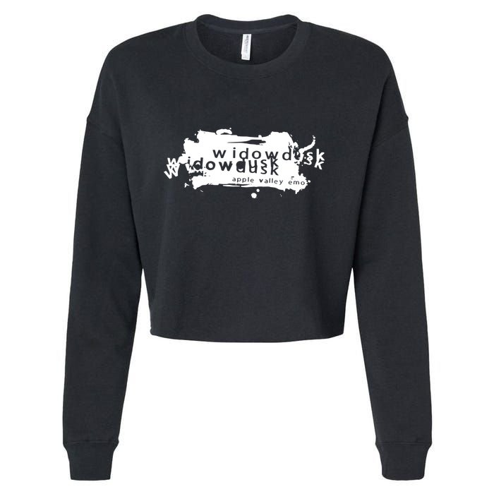 Widowdusk Apple Valley Emo Cropped Pullover Crew