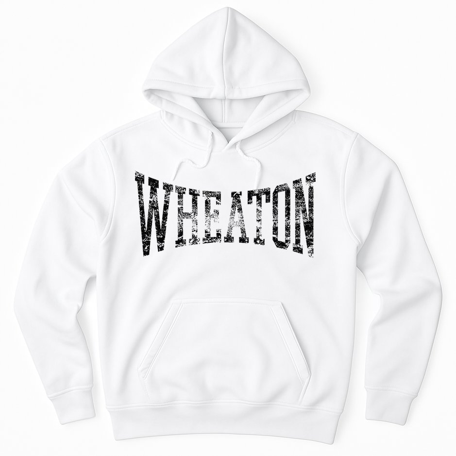 Wheaton Arch Vintage College Athletic Sports Hoodie