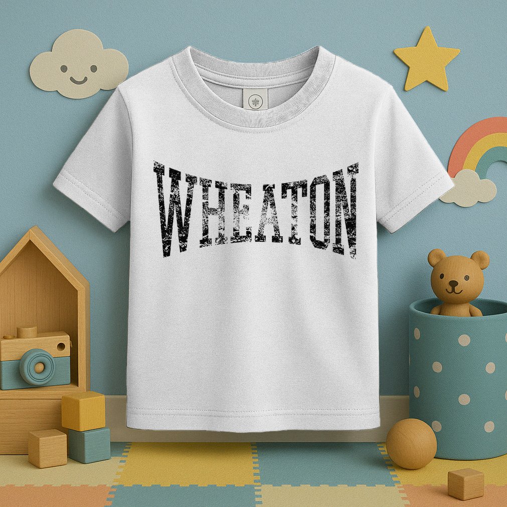 Wheaton Arch Vintage College Athletic Sports Toddler T-Shirt