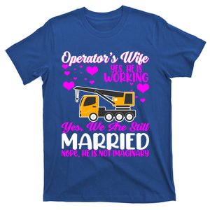 Wedding Anniversary Valentine's Day Mobile Crane Operator Gift T-Shirt