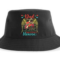 Wish A Very Happy Birthday Dad In Heaven Memorial Family Sustainable Bucket Hat