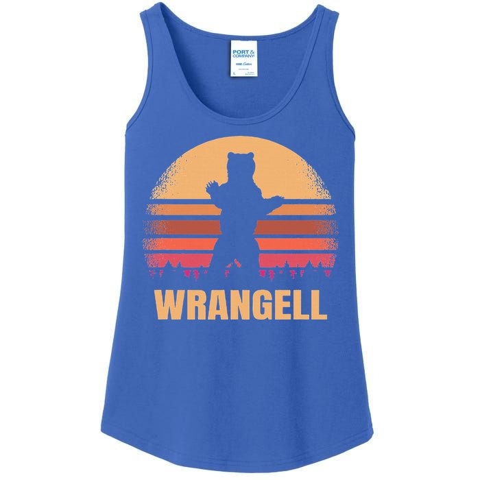 Wrangell Alaska Vintage Bear Ak Ladies Essential Tank