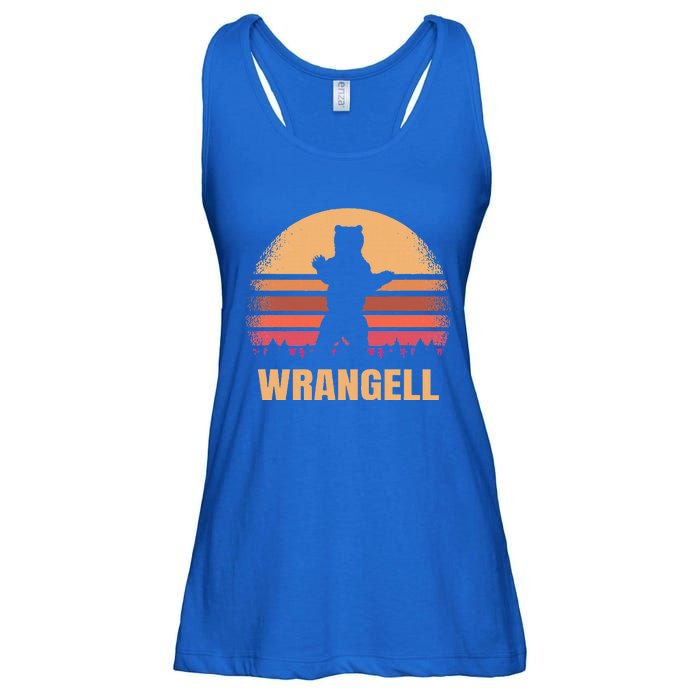 Wrangell Alaska Vintage Bear Ak Ladies Essential Flowy Tank