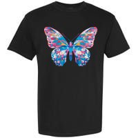 Wavy Colorful Butterfly Illustration  Garment-Dyed Heavyweight T-Shirt