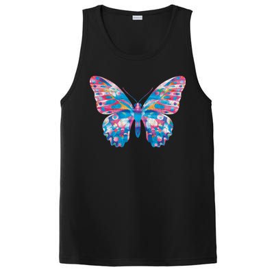 Wavy Colorful Butterfly Illustration  PosiCharge Competitor Tank