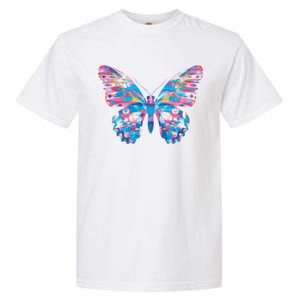 Wavy Colorful Butterfly Illustration  Garment-Dyed Heavyweight T-Shirt