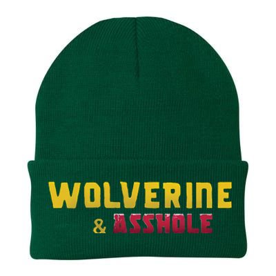 Wolverine Asshole Knit Cap Winter Beanie