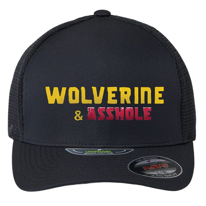 Wolverine Asshole Flexfit Unipanel Trucker Cap