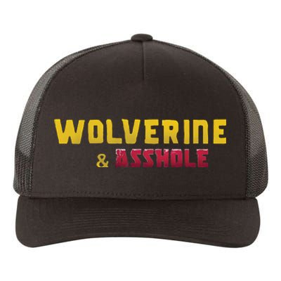 Wolverine Asshole Yupoong Adult 5-Panel Trucker Hat