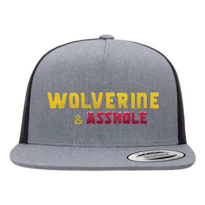 Wolverine Asshole Flat Bill Trucker Hat