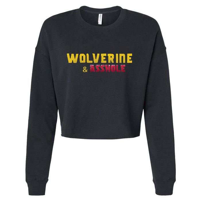 Wolverine Asshole Cropped Pullover Crew