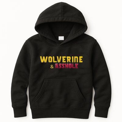 Wolverine Asshole Kids Hoodie